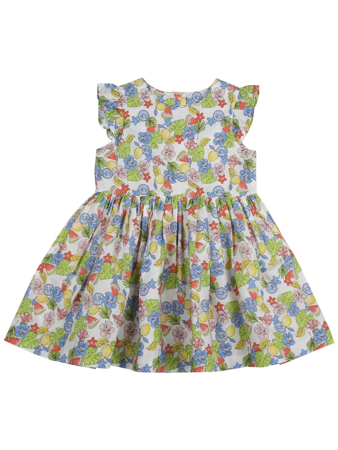 

mothercare Multicoloured Floral A-Line Dress, Multi