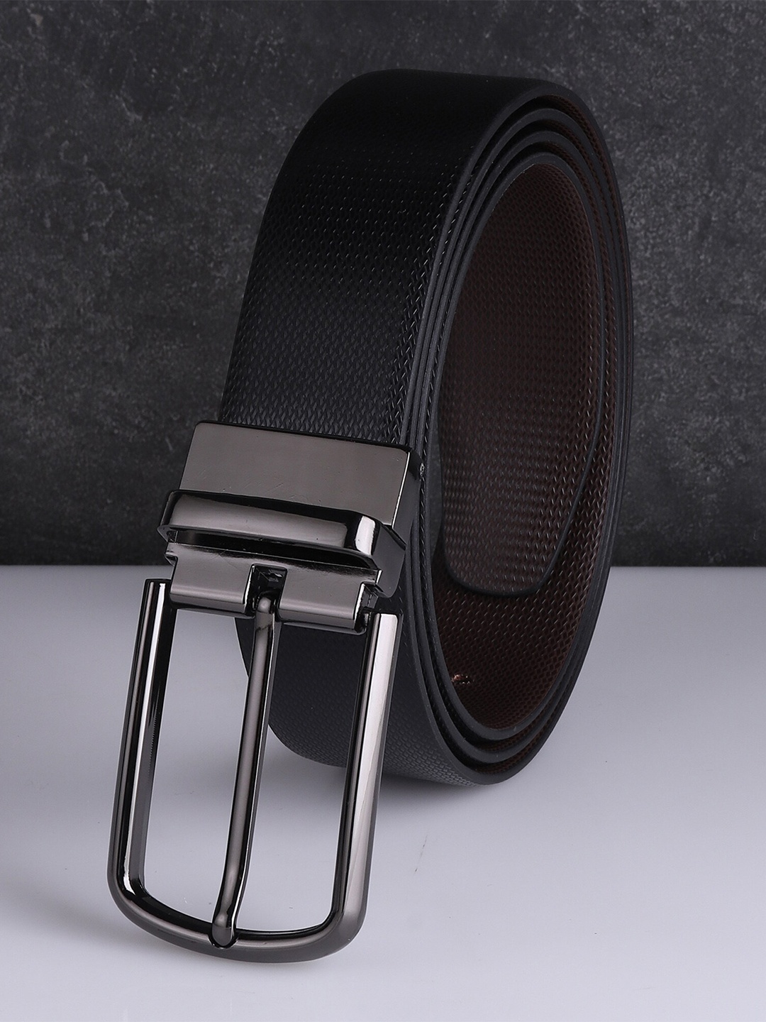 

Elite Crafts Men Leather Formal Belt, Black