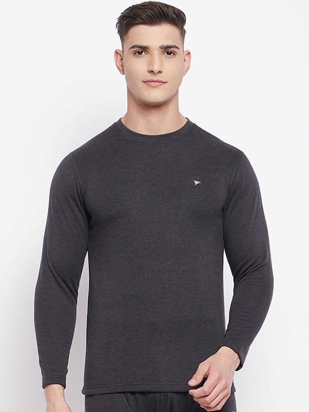 

NEVA Men Skin Fit Cotton Thermal Top, Charcoal