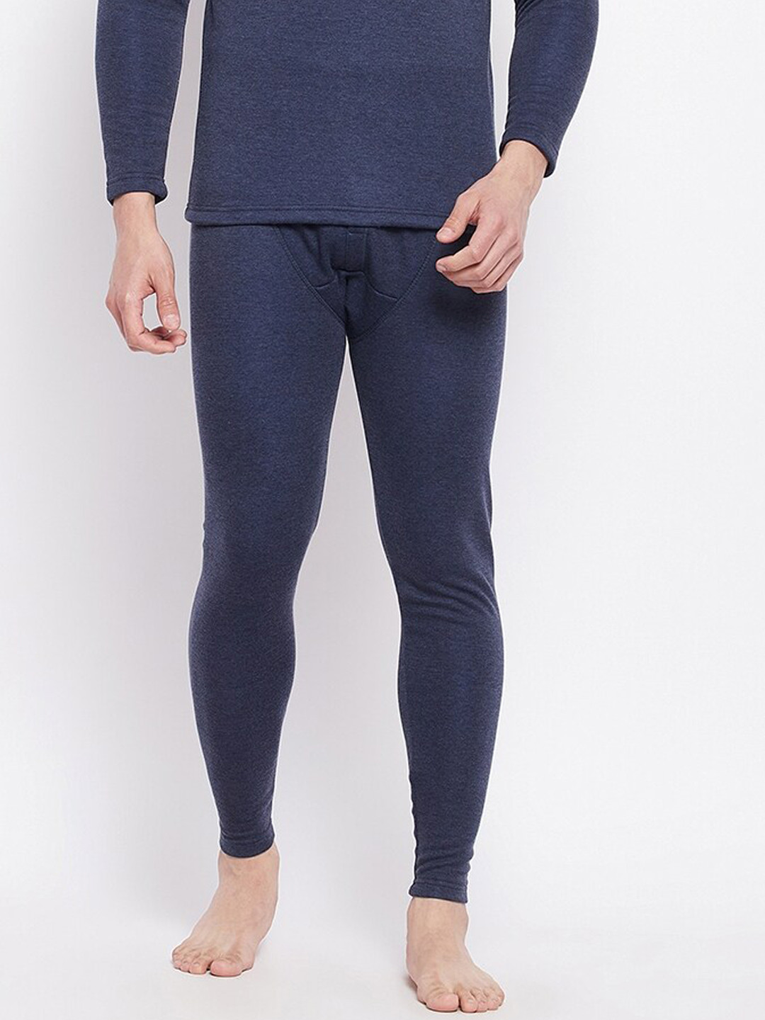 

NEVA Men Skin Fit Cotton Thermal Bottom, Blue