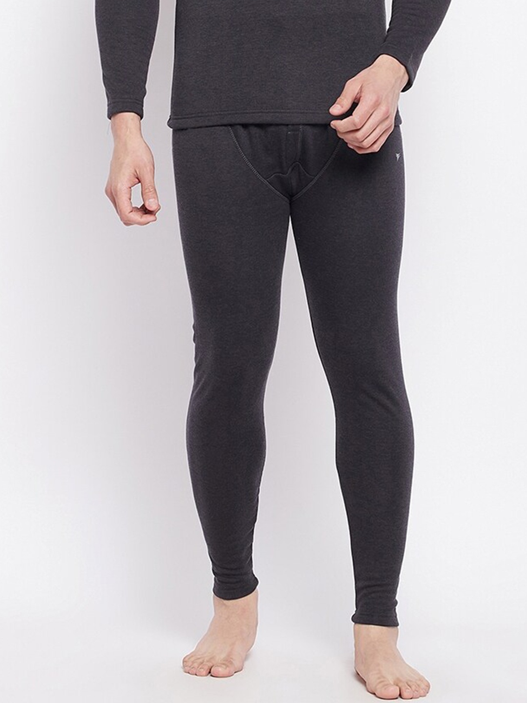 

NEVA Men Skin Fit Cotton Thermal Bottom, Charcoal