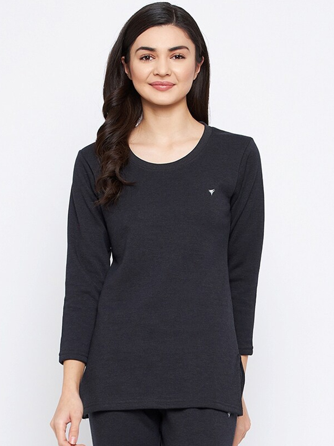 

NEVA Women Cotton Thermal Top, Charcoal