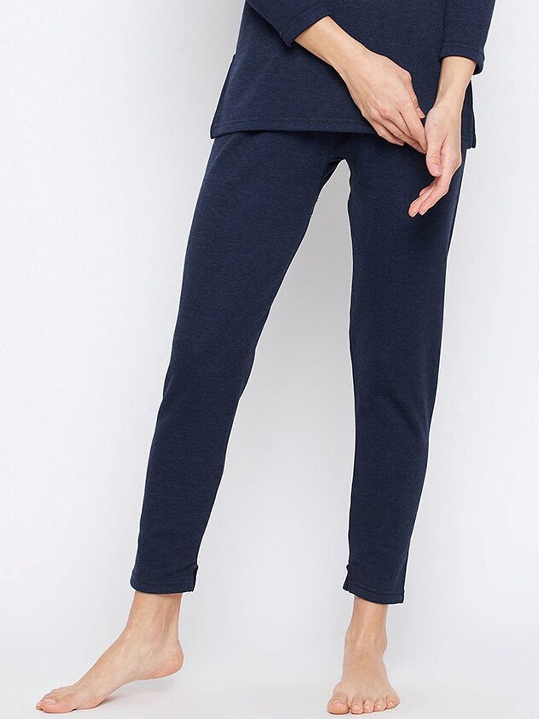 

NEVA Women Skin Fit Cotton Thermal Bottom, Navy blue