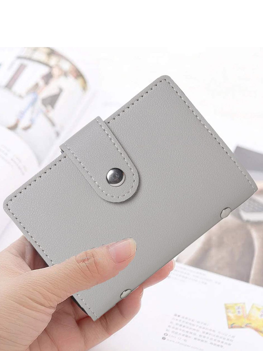 

StealODeal Unisex Card Holder, Grey