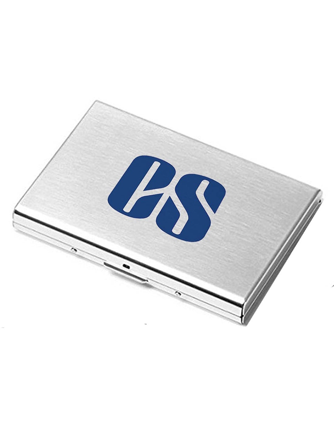 

StealODeal Printed Synthetic Leather Card Holder, Silver