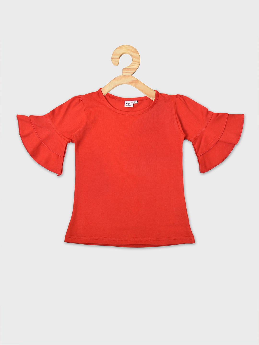 

POMY & JINNY Girls Solid Top, Red