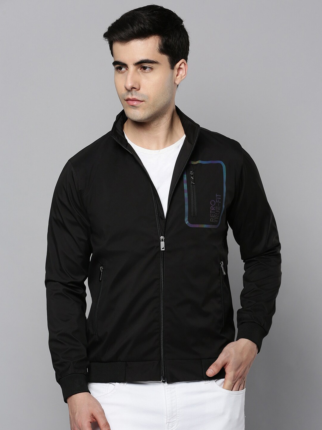 

SHOWOFF Men Bomber Jacket, Black