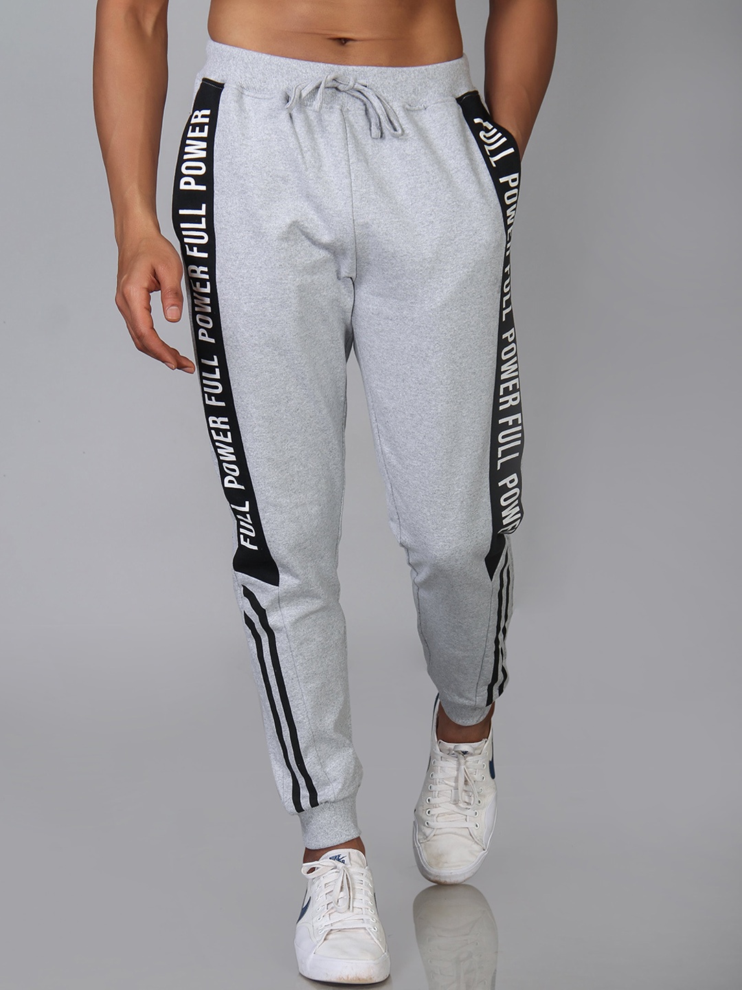 

MABYN Men Printed Joggers, Grey