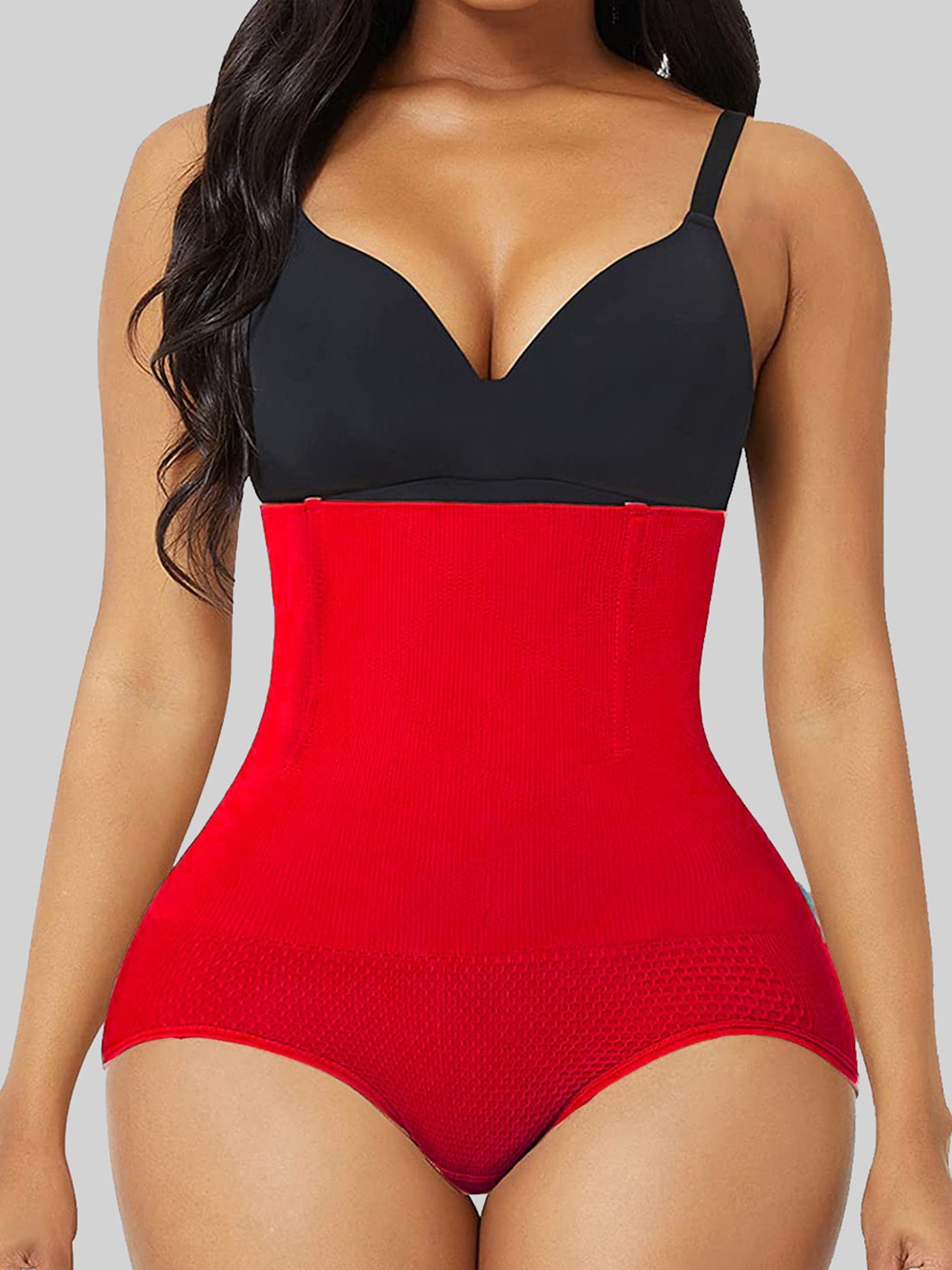 

HSR Women Tummy & Thigh Short Shapewear, Red