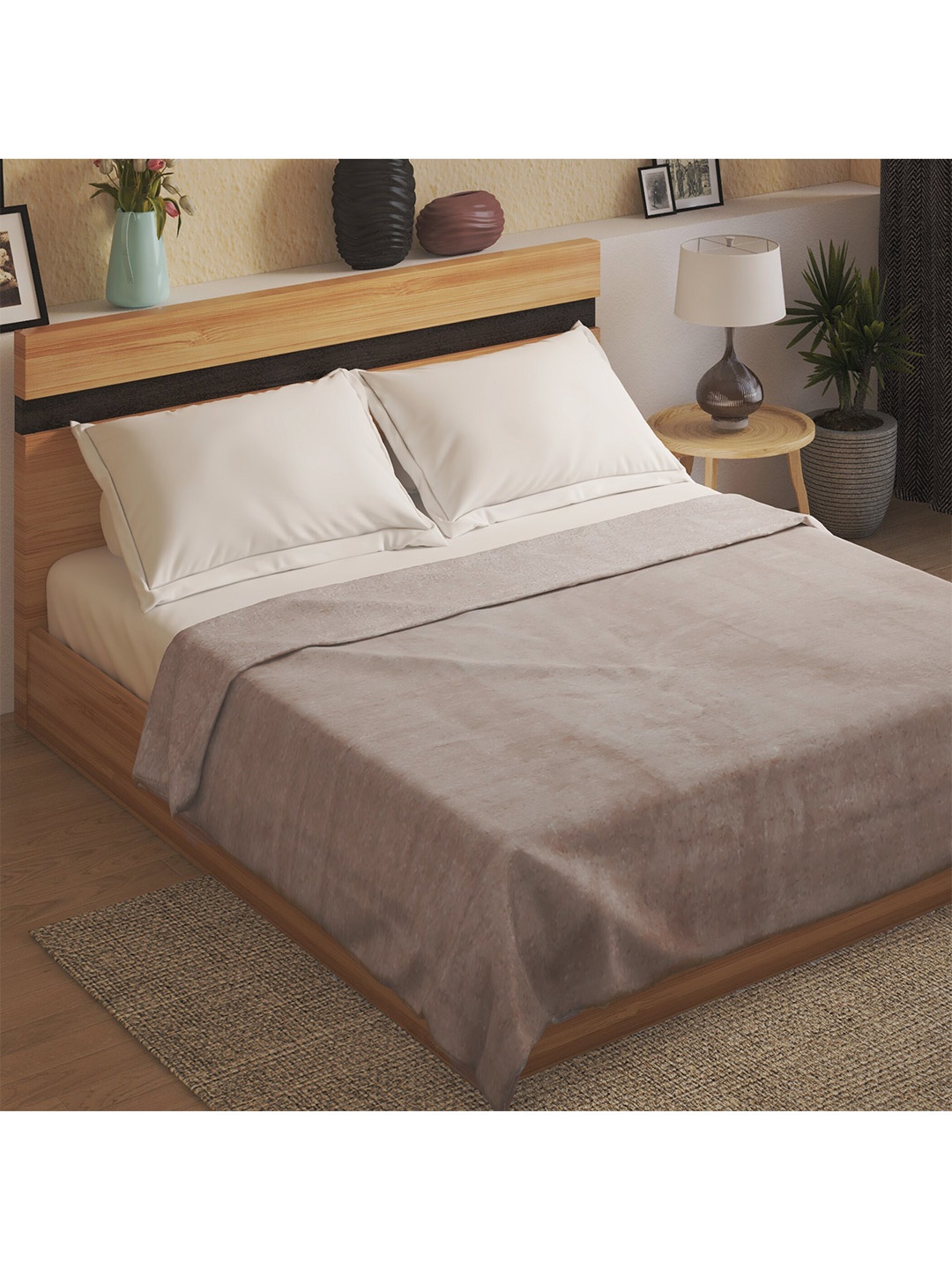 

Home Centre Grey Summer 150 GSM Double Bed Blanket