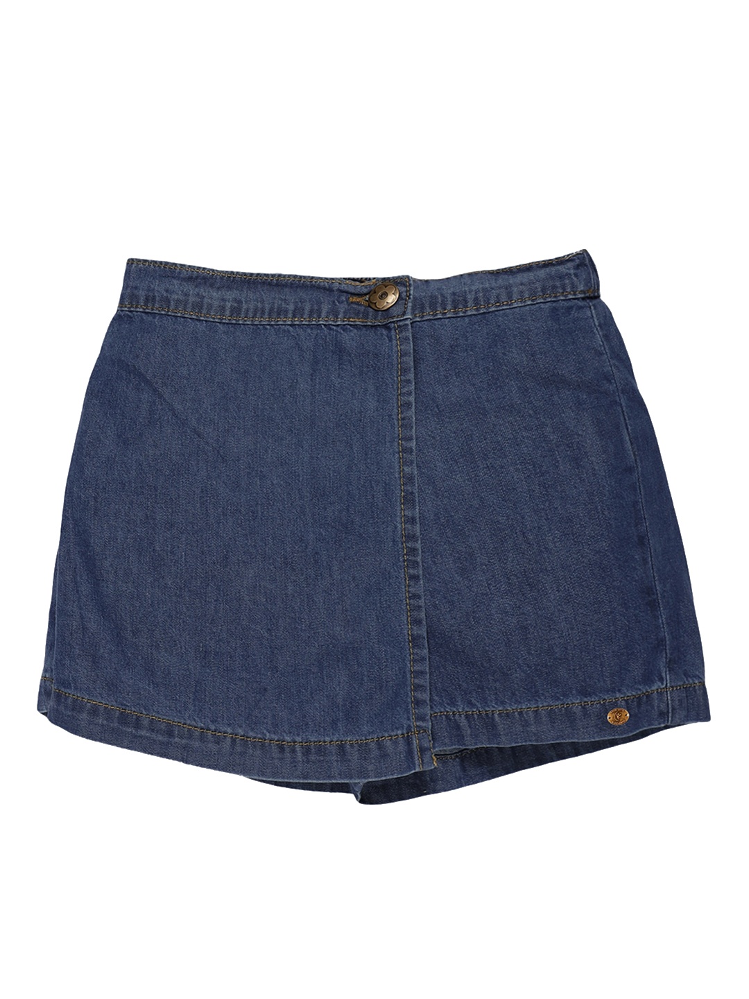 

KiddoPanti Girls Denim Shorts, Blue