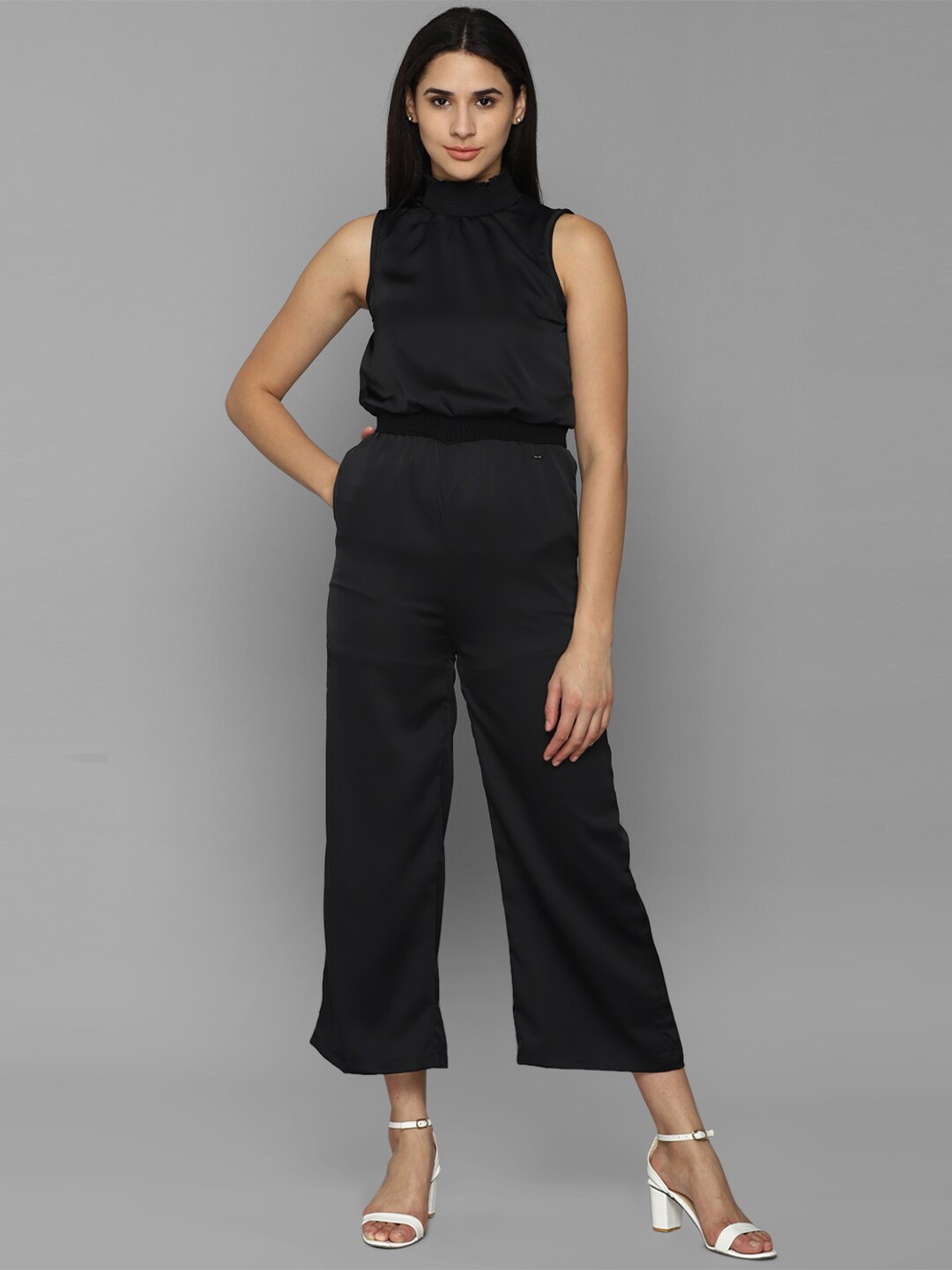 

Allen Solly Woman Basic Jumpsuit, Black