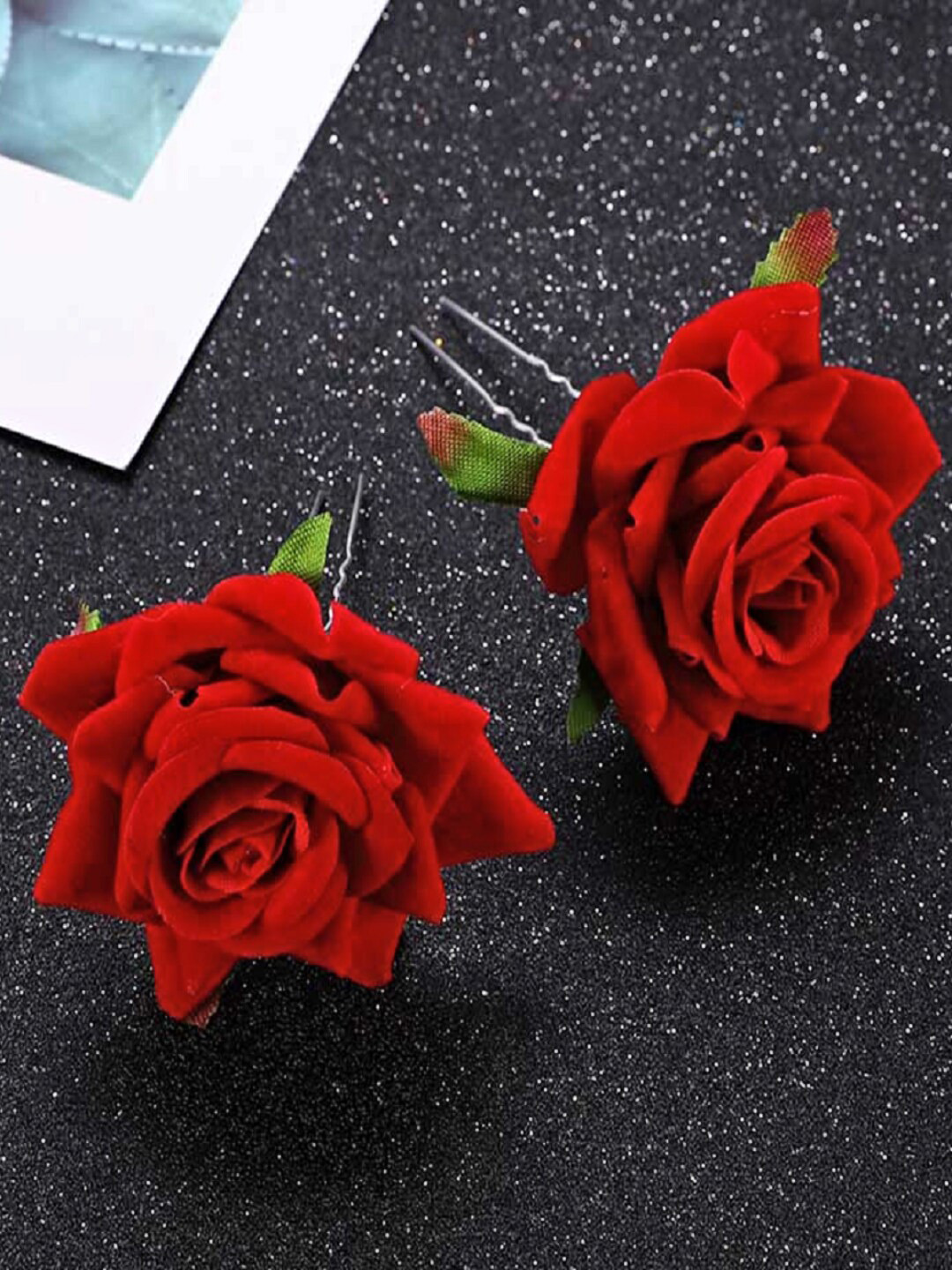 

Proplady Women Set of 2 U Pins, Red