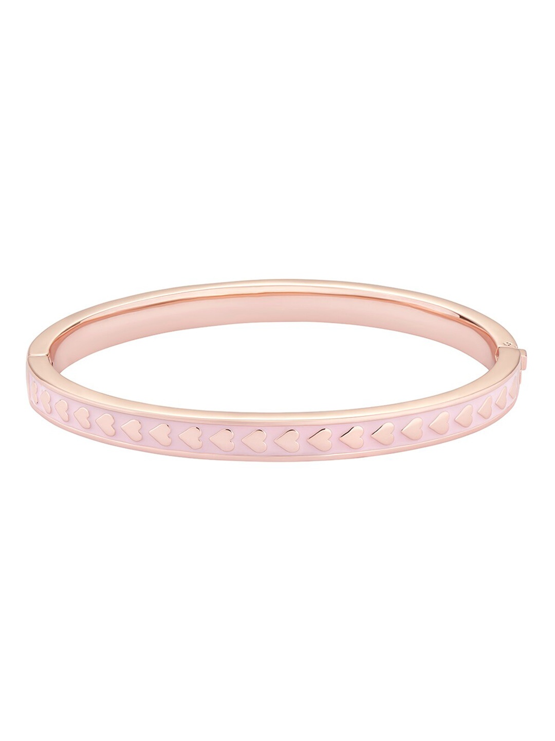 

Ted Baker Enamelled Heart Bangle, Rose gold
