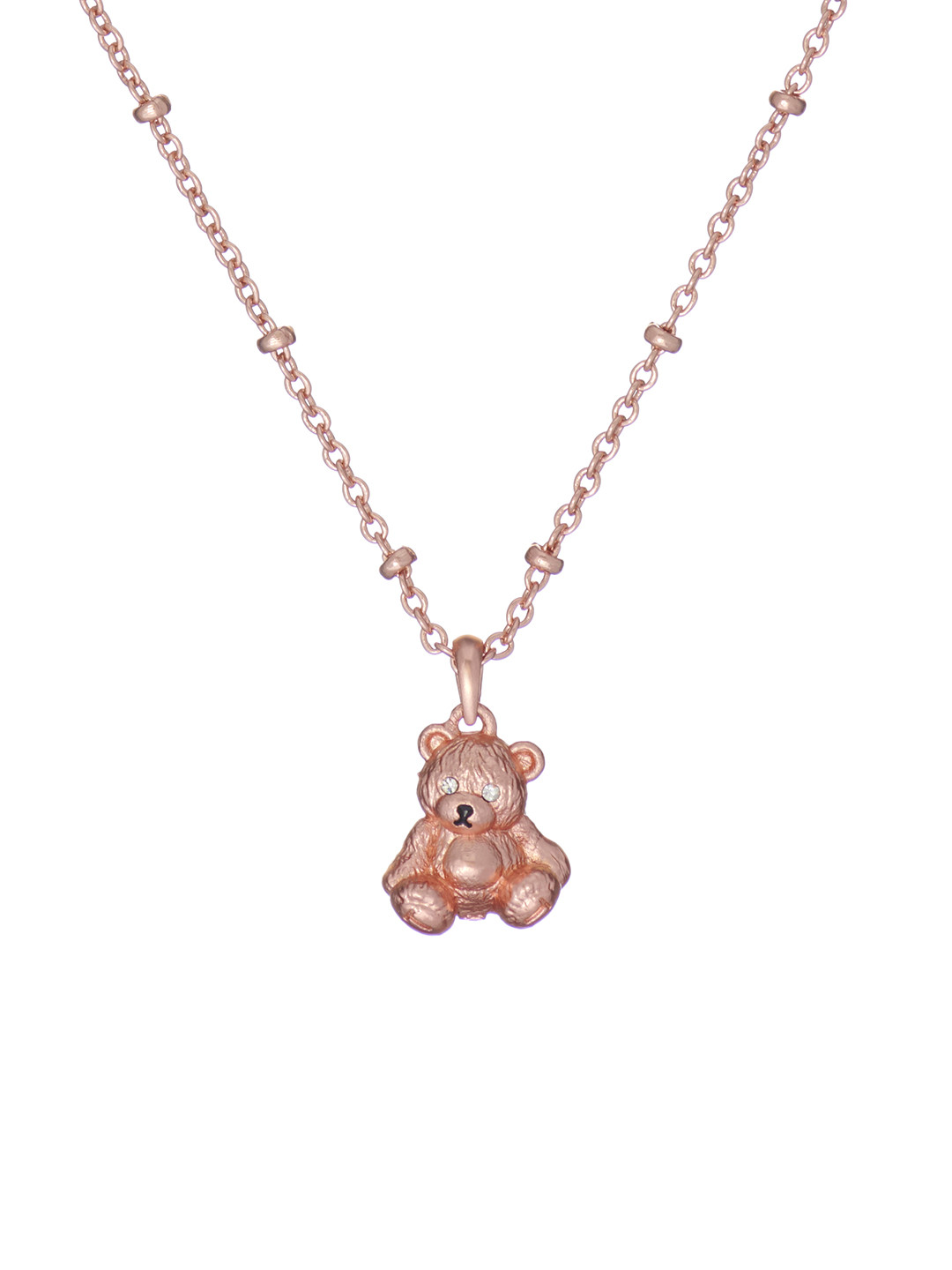 

Ted Baker Teddy Bear Brass Chain With Pendant, Rose gold