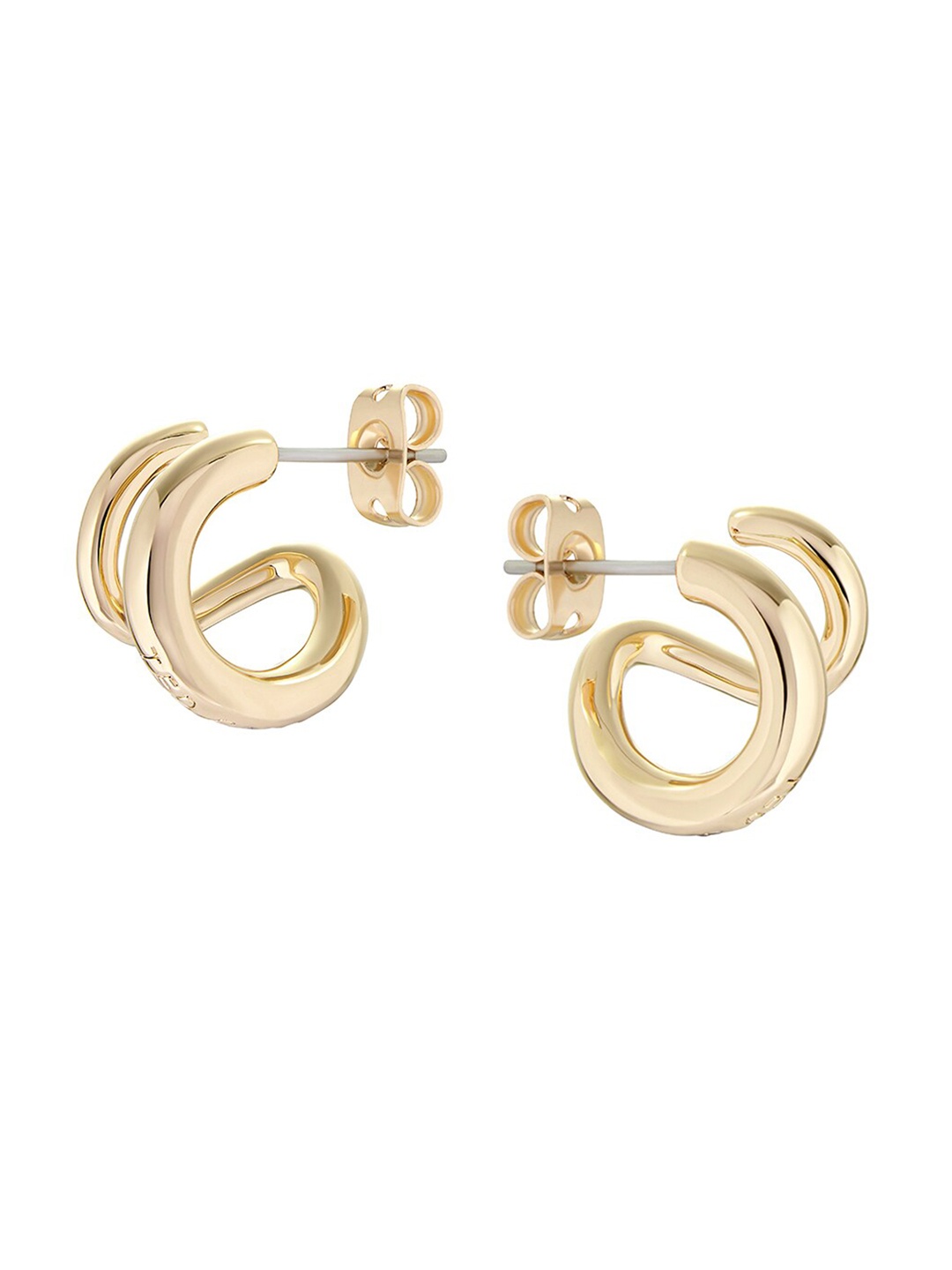 

Ted Baker Gold-Plated Contemporary Half Hoop Earrings