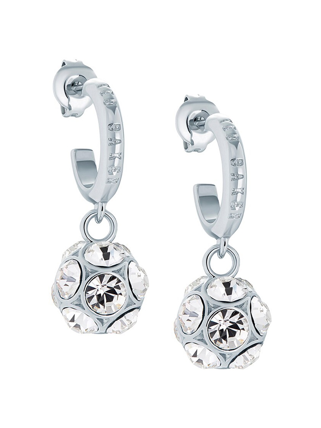 

Ted Baker Silver-Plated Contemporary Hoop Earrings