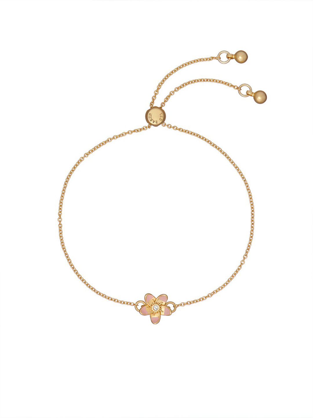 

Ted Baker Women Brass Gold-Plated Charm Bracelet