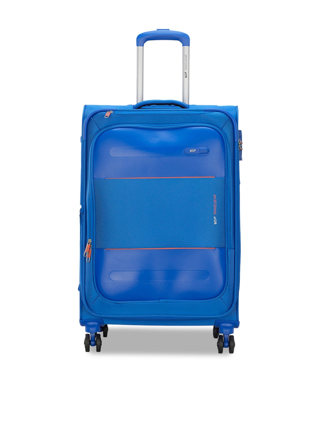 

VIP Como Solid Large Trolley Bag, Blue