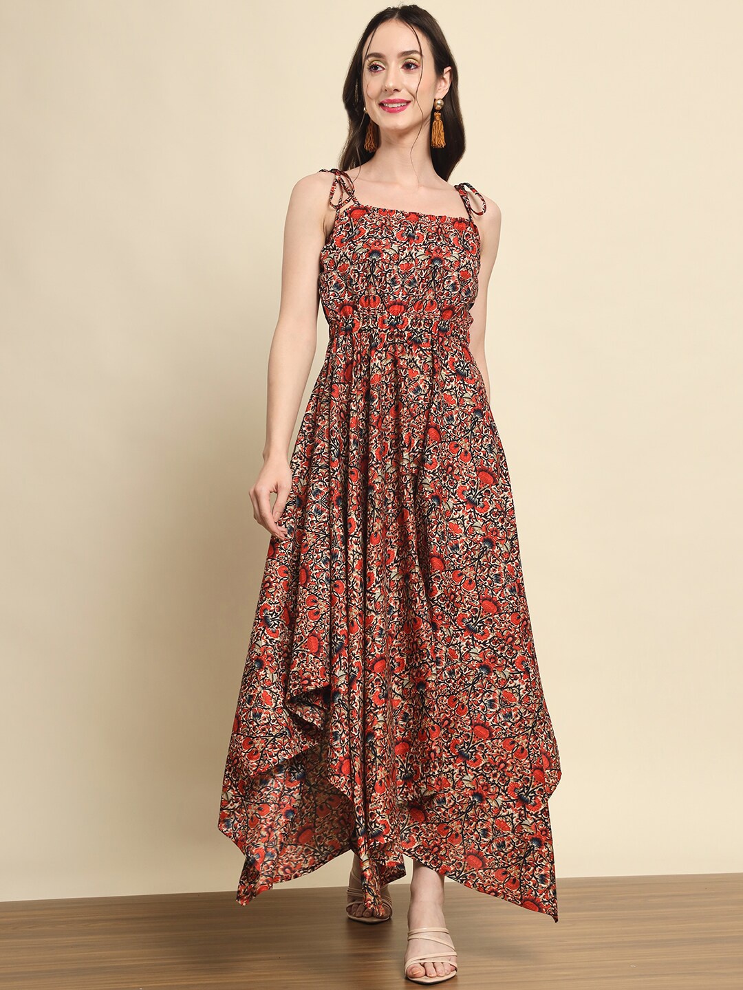 

Trend Arrest Floral Printed Maxi Dress, Multi
