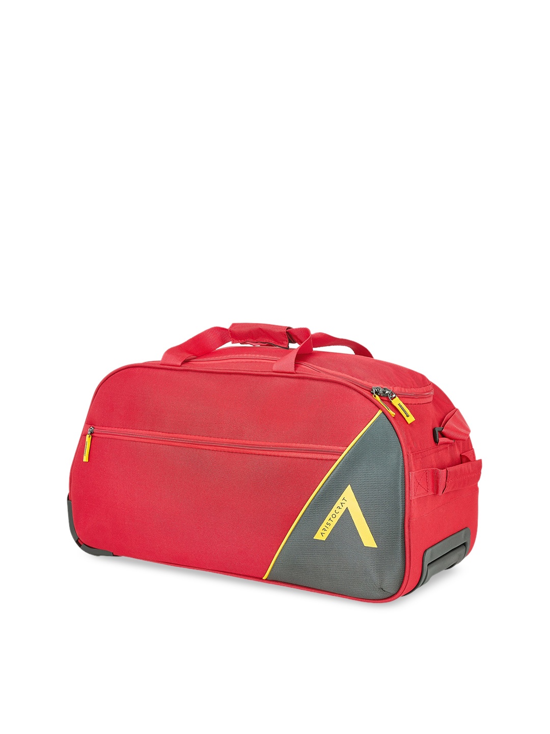 

Aristocrat Colorblocked Duffel Bag, Red