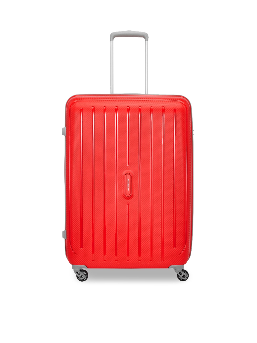 

Aristocrat NITRON STROLLY 75 Textured Hard-Sided Large Trolley Suitcase, Red