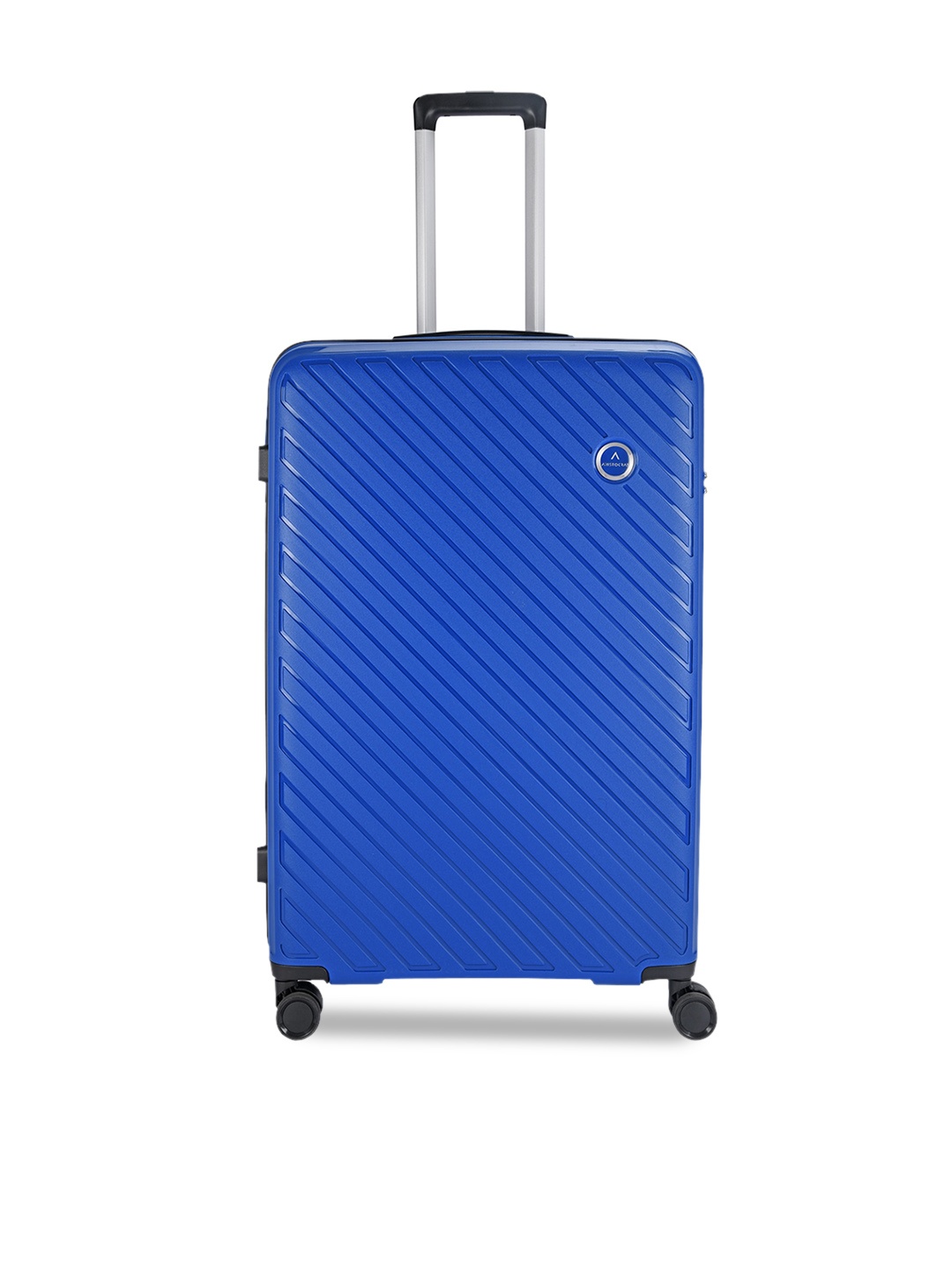 

Aristocrat HAZE 8W Textured Hard Case Trolley Bag, Blue