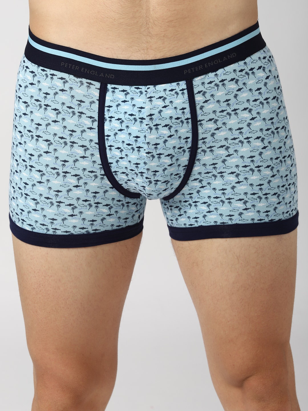 

Peter England Men Printed Trunk PIWTLBU9156029, Blue