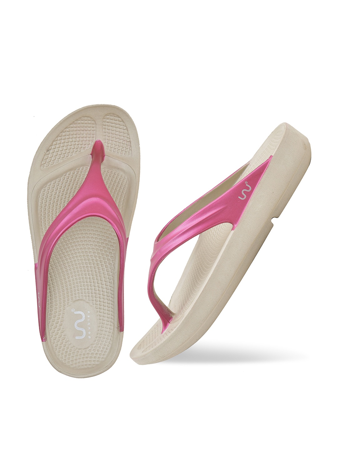 

Doubleu Women EVA Thong Flip-Flops, Beige