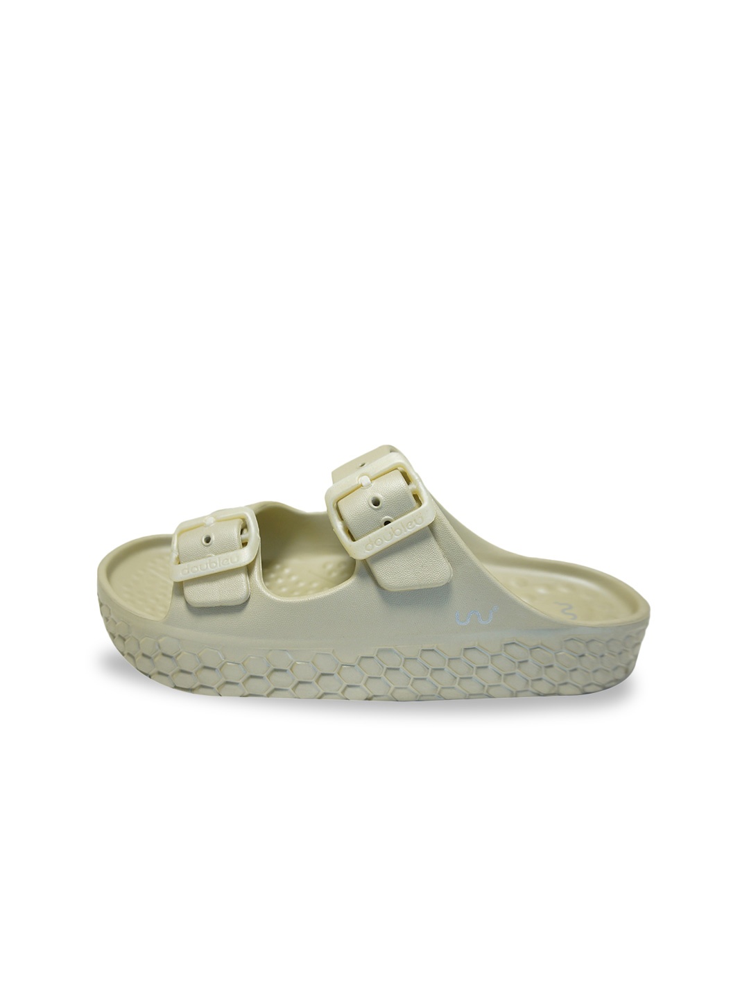 

Doubleu Women Rubber Sliders, Grey