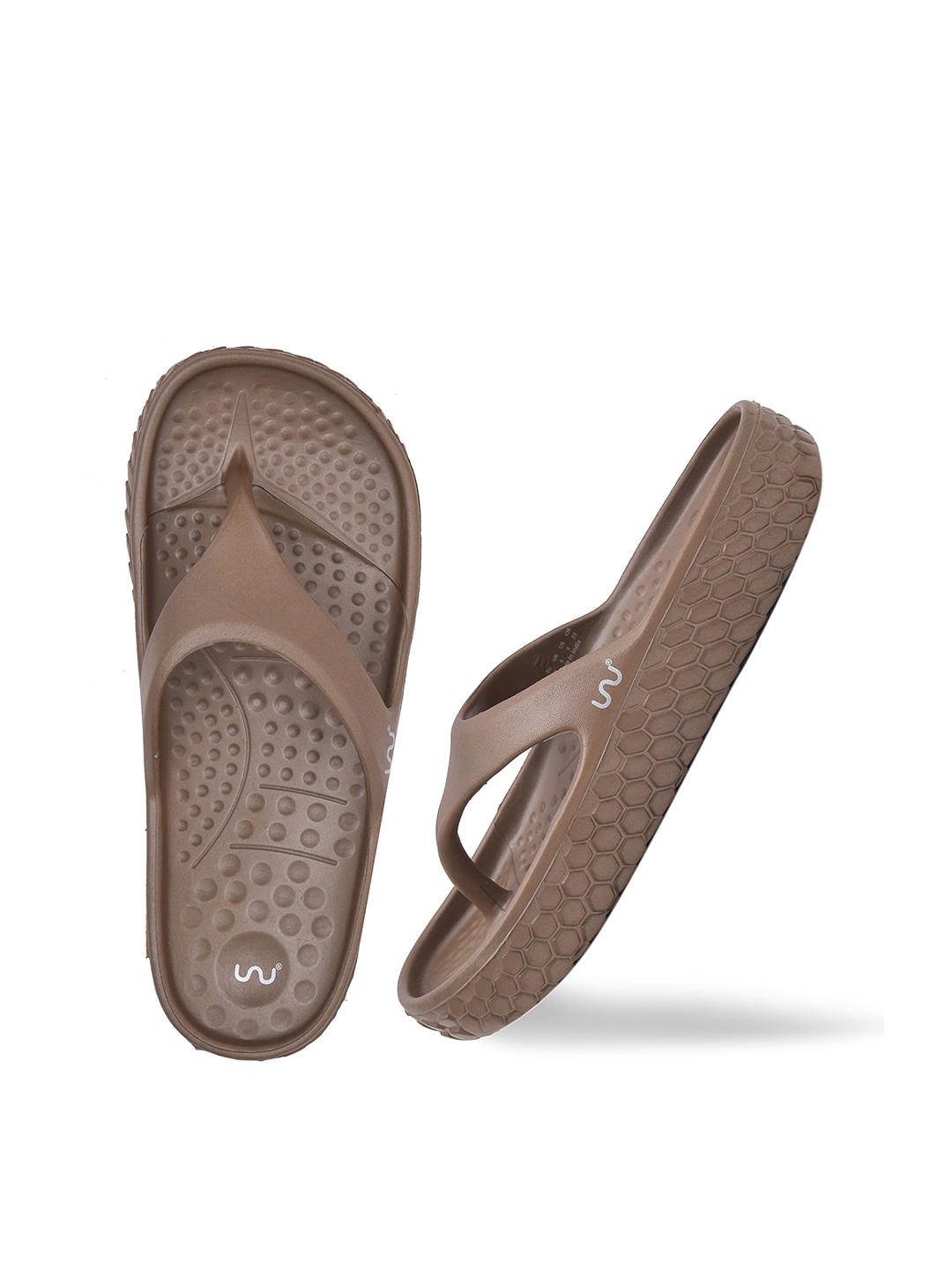 

Doubleu Women EVA Thong Flip-Flops, Bronze