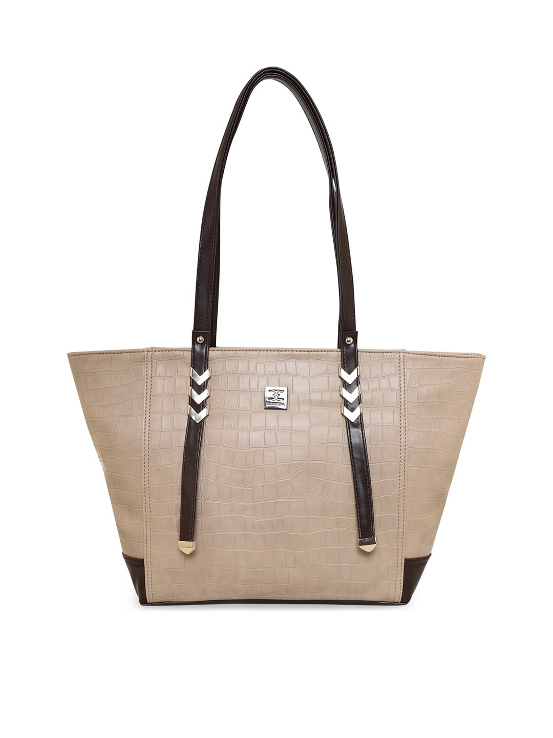 

ESBEDA PU Structured Shoulder Bag, Beige