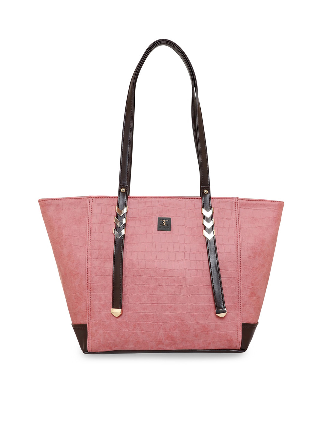 

ESBEDA Textured PU Structured Shoulder Bag, Pink