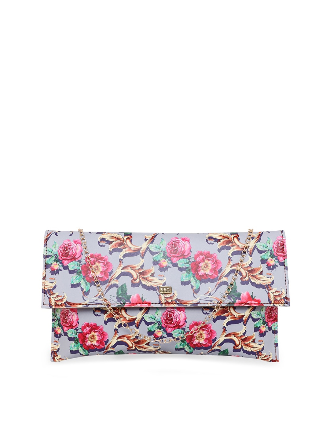 

ESBEDA Printed PU Purse Clutch, Grey