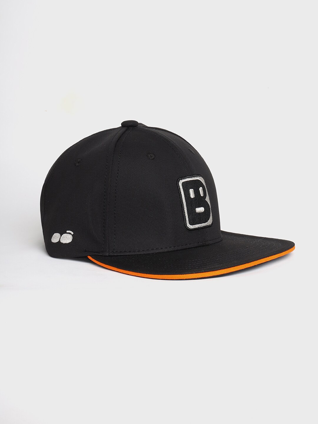 

Bewakoof Printed Snapback Cap, Black