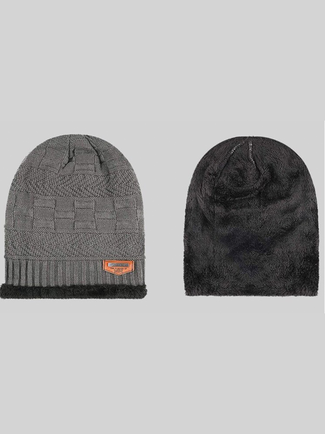 

Kastner Unisex Woolen Beanie, Grey