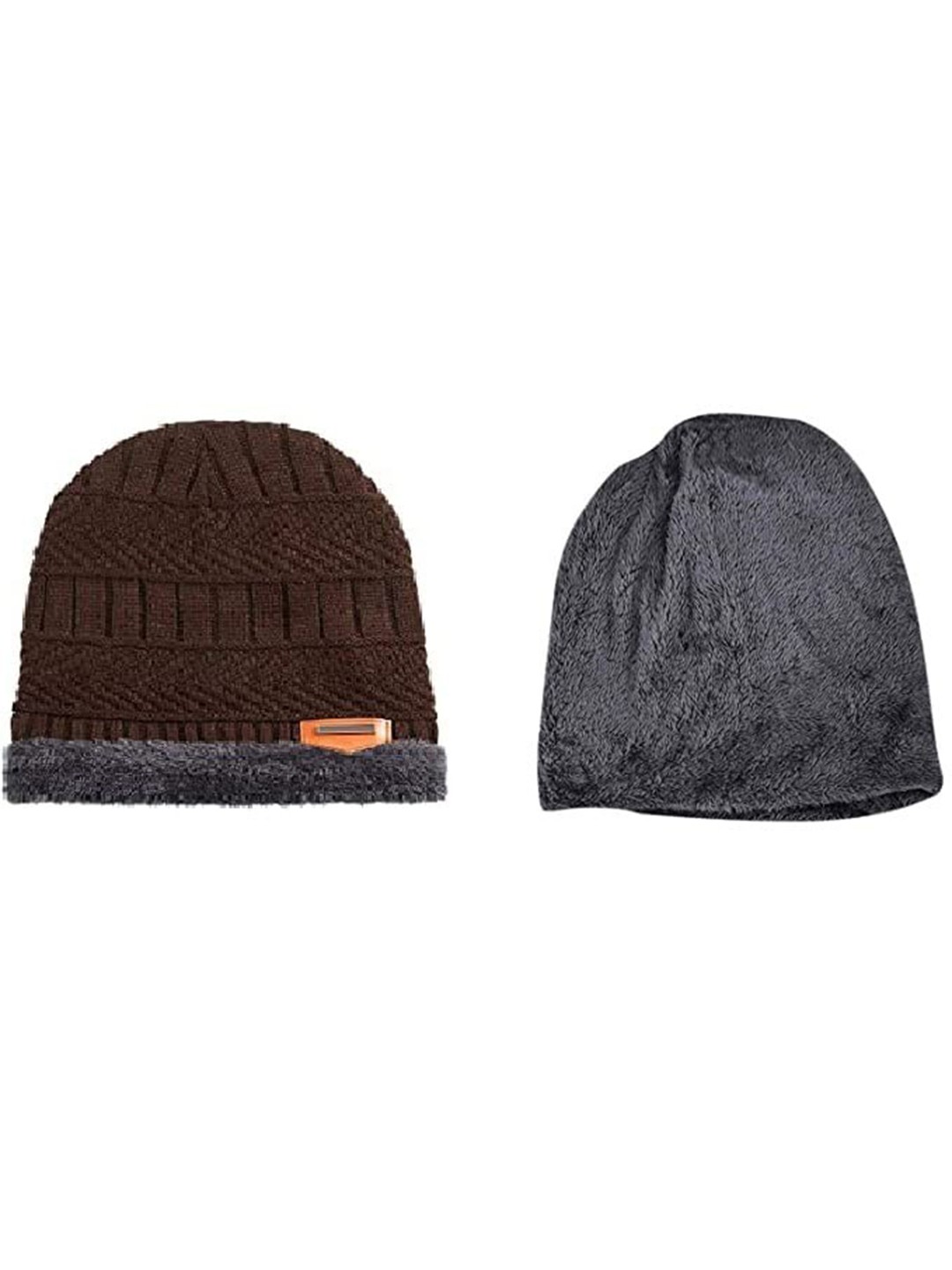 

Kastner Unisex Woolen Beanie, Coffee brown