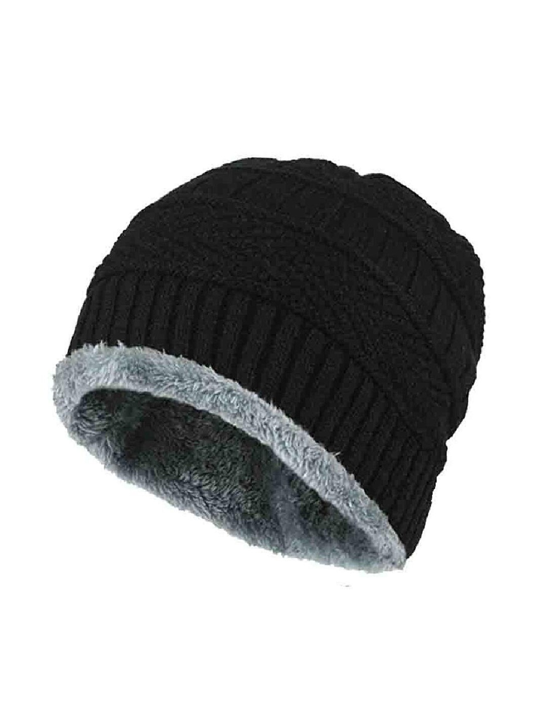 

Kastner Unisex Woolen Beanie, Black