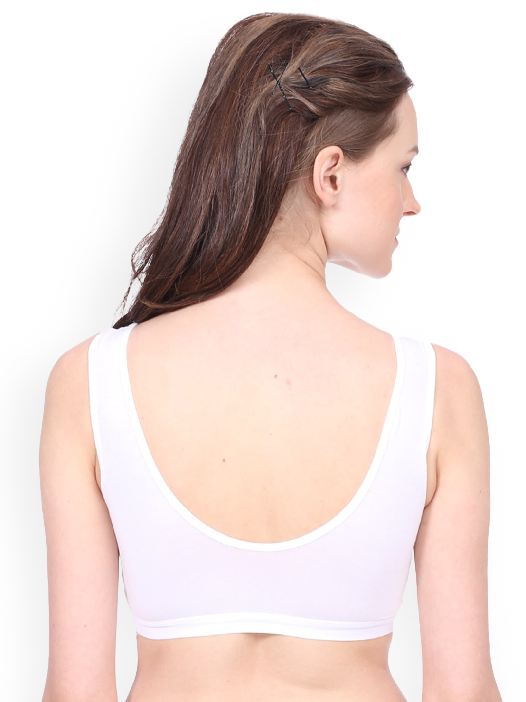 

RedRose White Lightly Padded Sport Bra