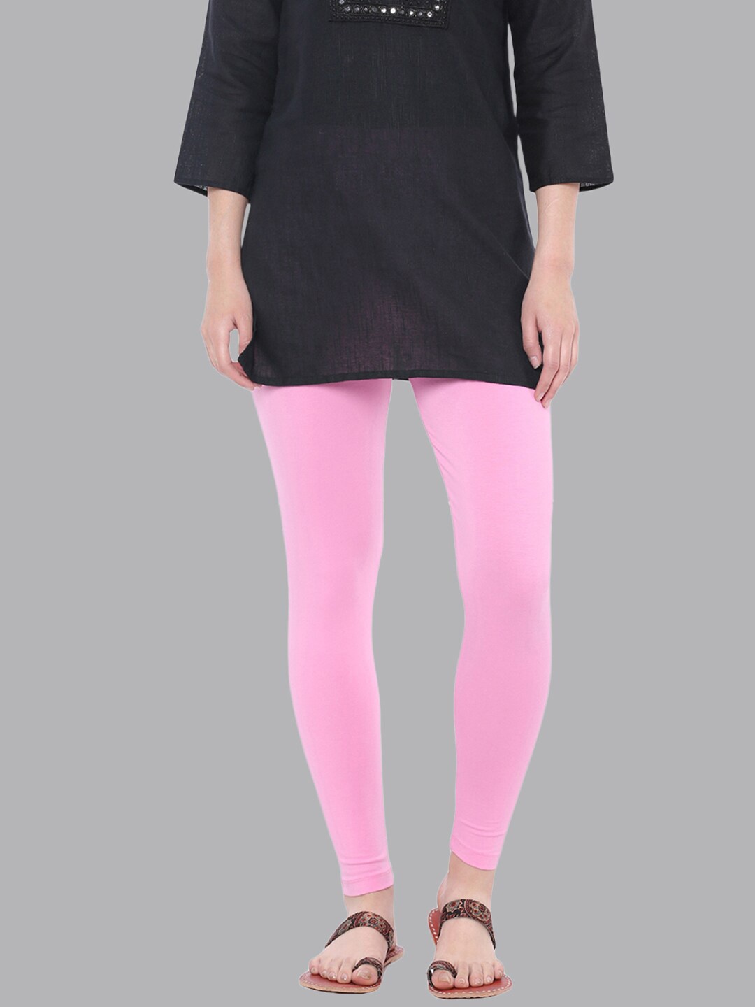 

Dollar Missy Four-Way Stretch Ankle-Length Leggings, Pink