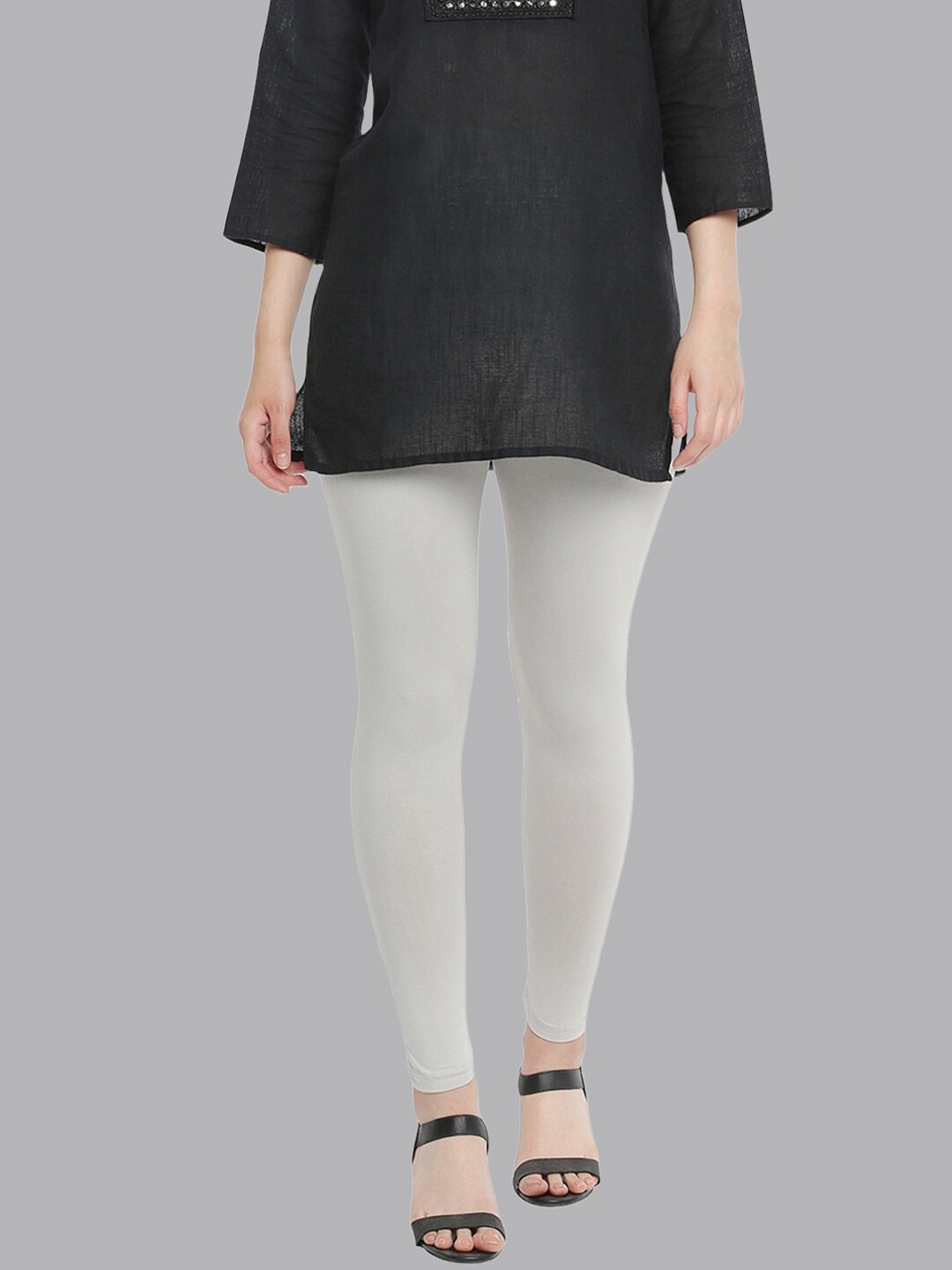 

Dollar Missy Ankle-Length Leggings, Grey