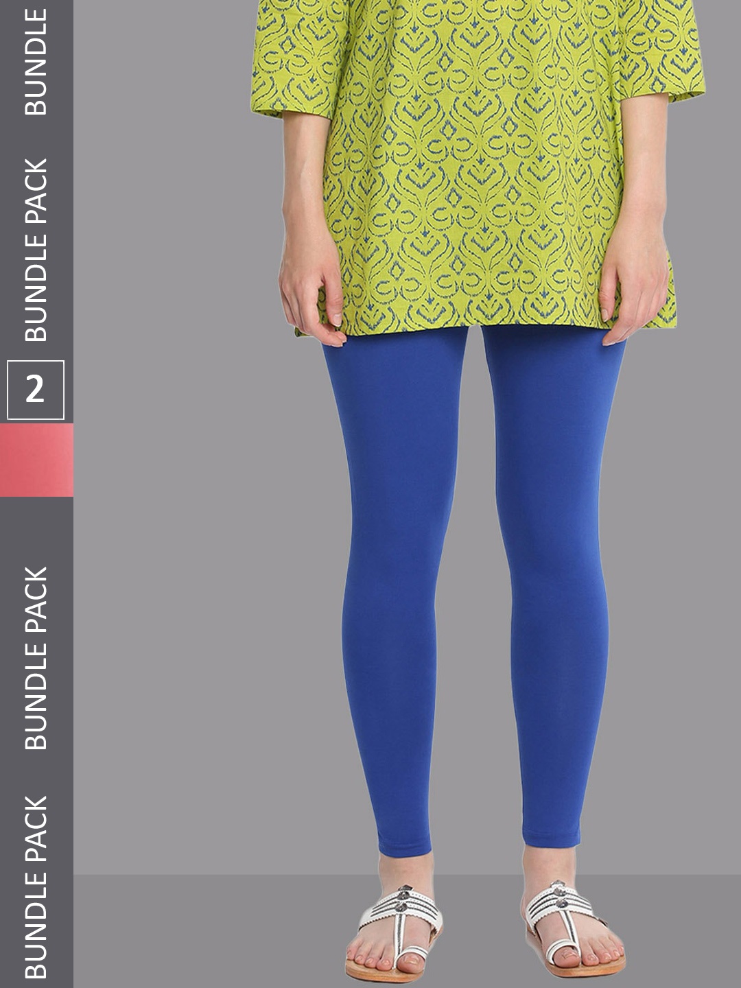 

Dollar Missy Pack Of 2 Ankle-Length Leggings, Navy blue