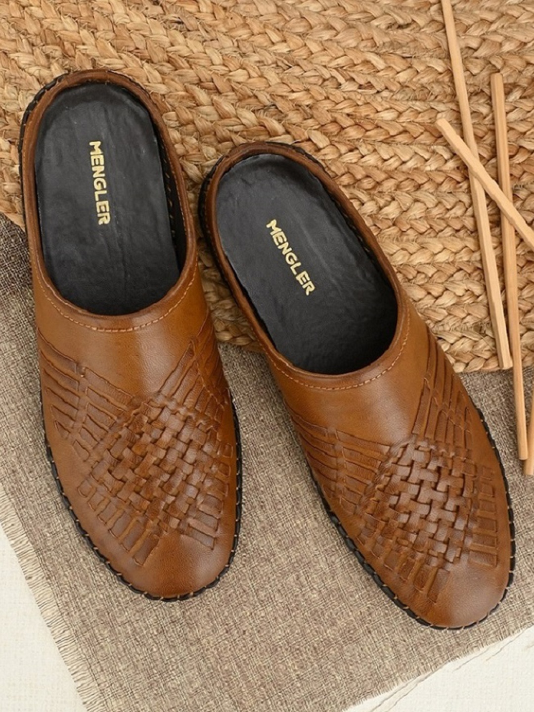 

MENGLER Men Slip On Shoe, Tan