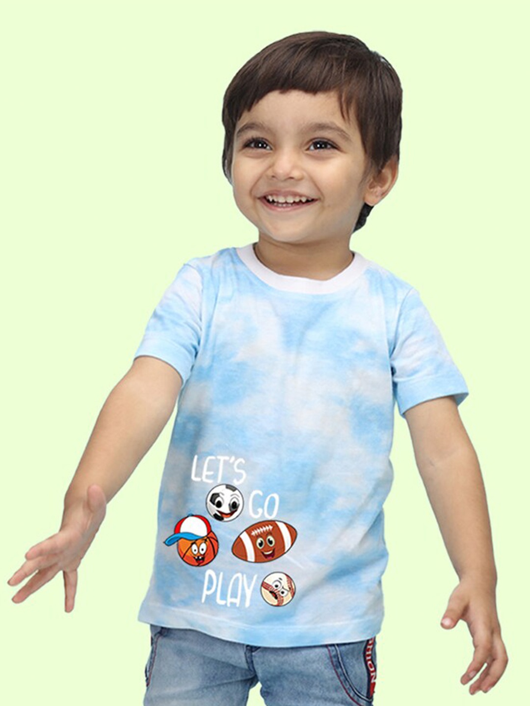 

NUSYL Kids Applique T-shirt, Blue