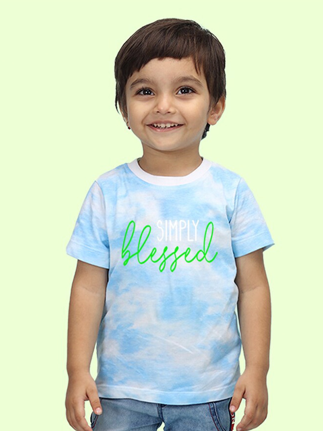 

NUSYL Kids Blue Dyed T-shirt