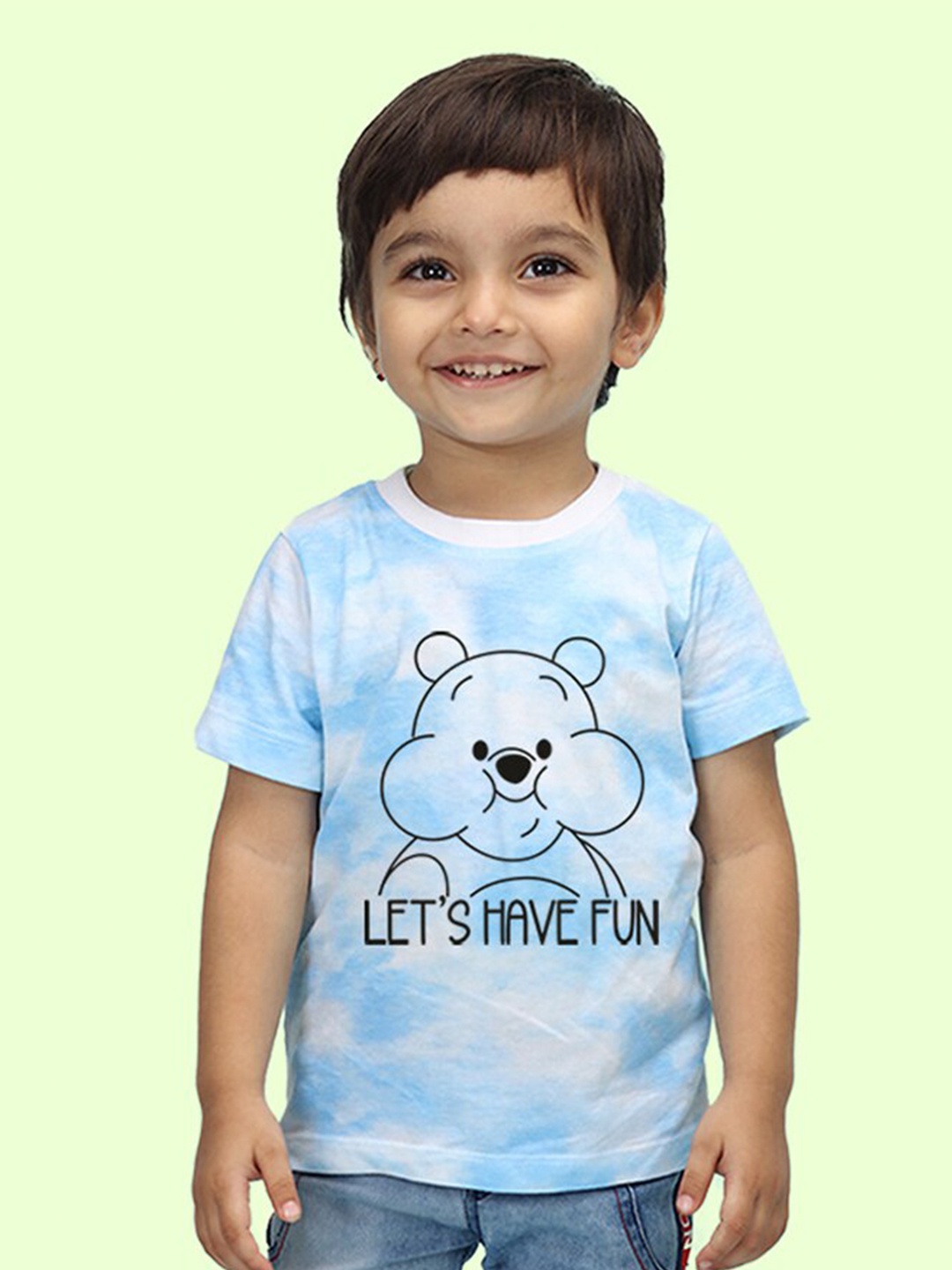 

NUSYL Kids Printed T-shirt, Blue