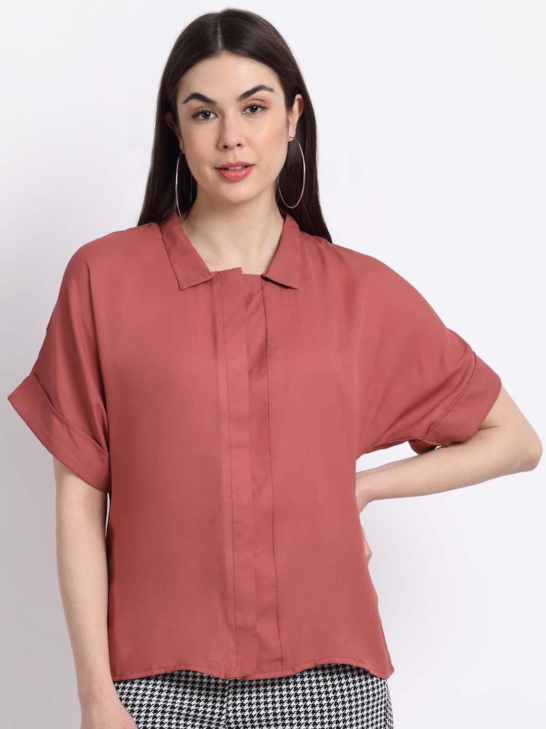 

La Zoire Women Placket Shirt Original Casual Shirt, Nude