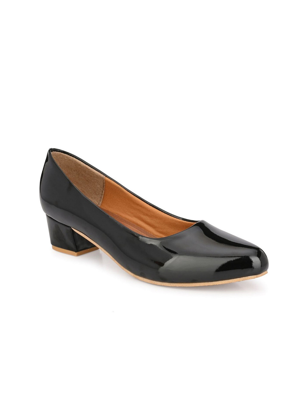 

AADY AUSTIN Women Solid Block Pumps, Black
