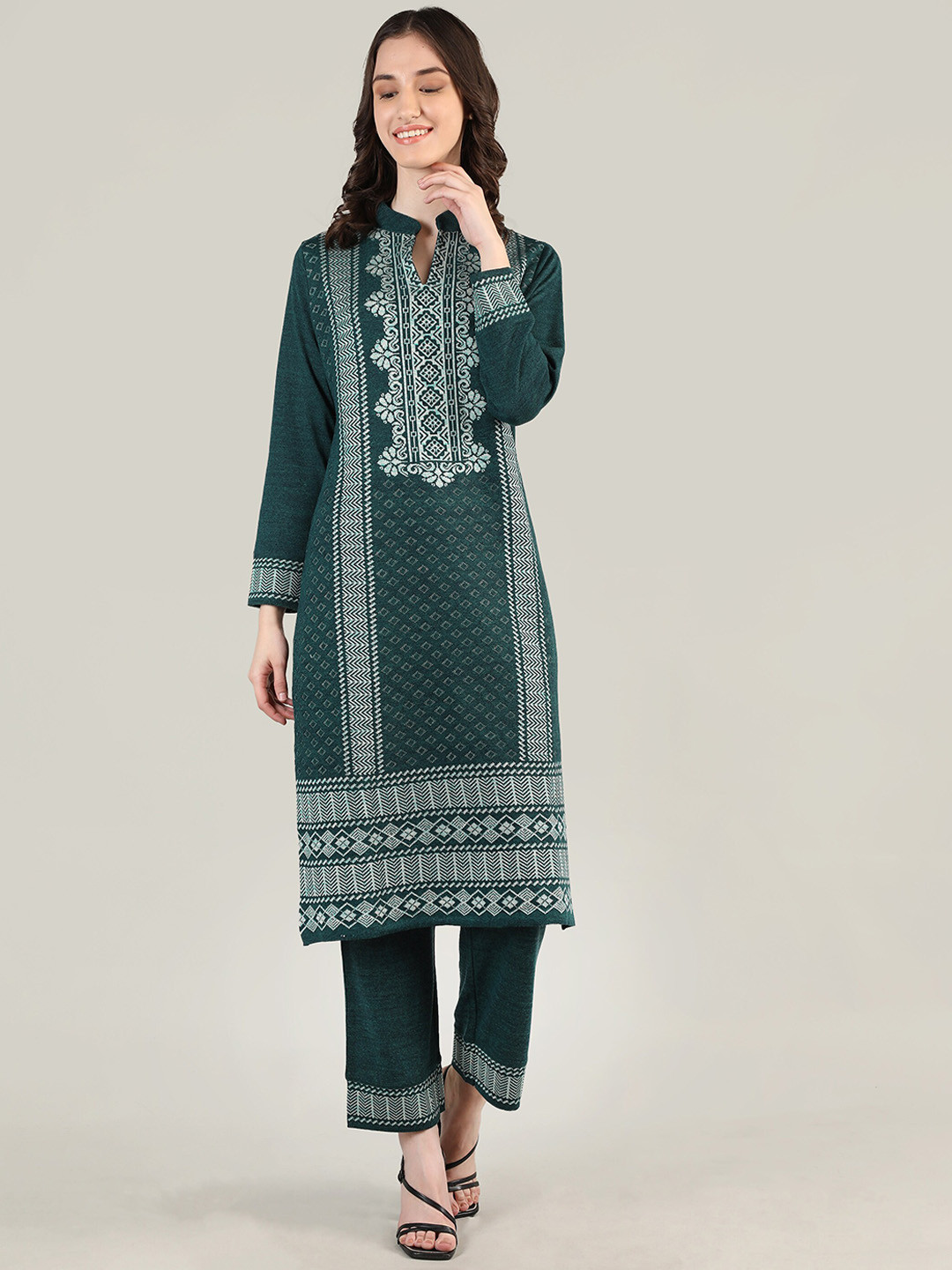 

MIKHAD Kurta with Trousers, Teal
