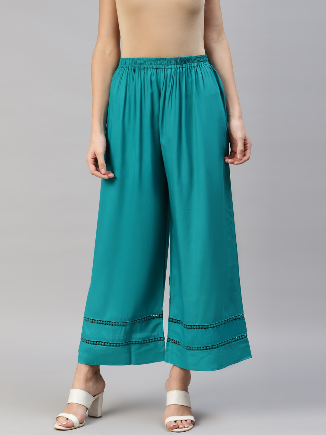 

Readiprint Fashions Women Ethnic Palazzos, Blue